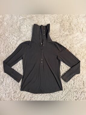 Women’s Large Grey Gersemi Long Sleeve Horseback Riding Winter Turtleneck Shirt